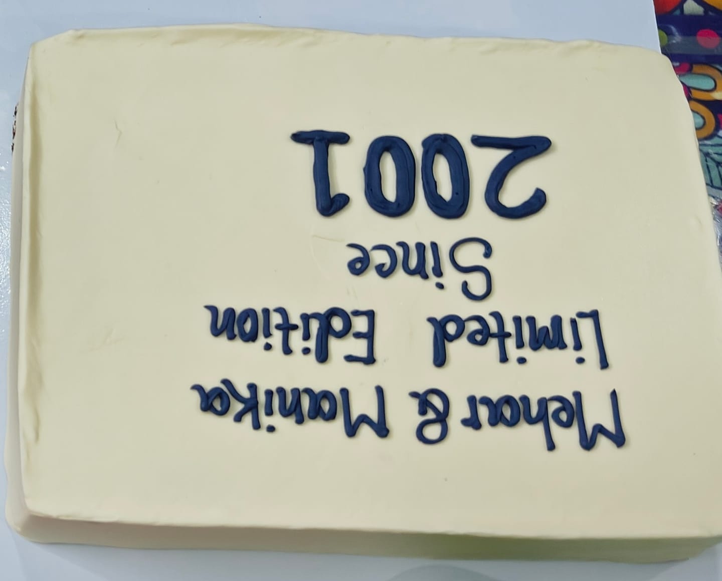 Customer photo review of Limited Edition 1996 Cake