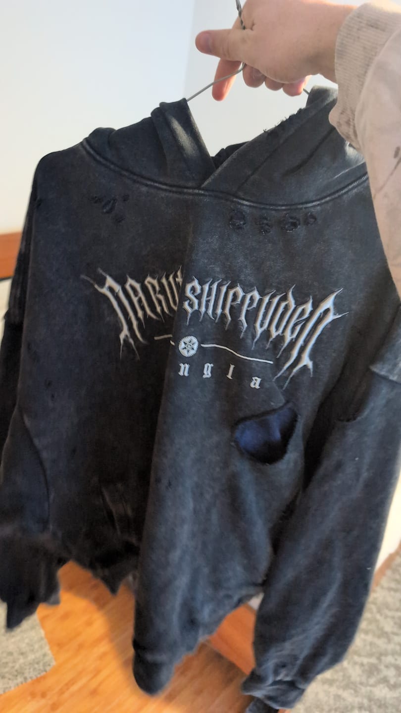 Customer photo review of 5073 - Naruto Peek Through Hoodies