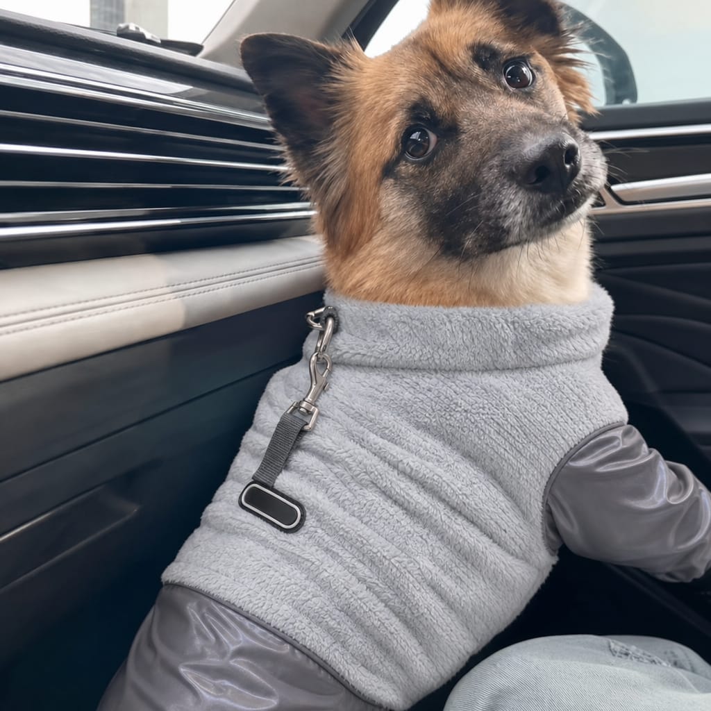 Customer photo review of WUFFEY™ Pet Winter Suit