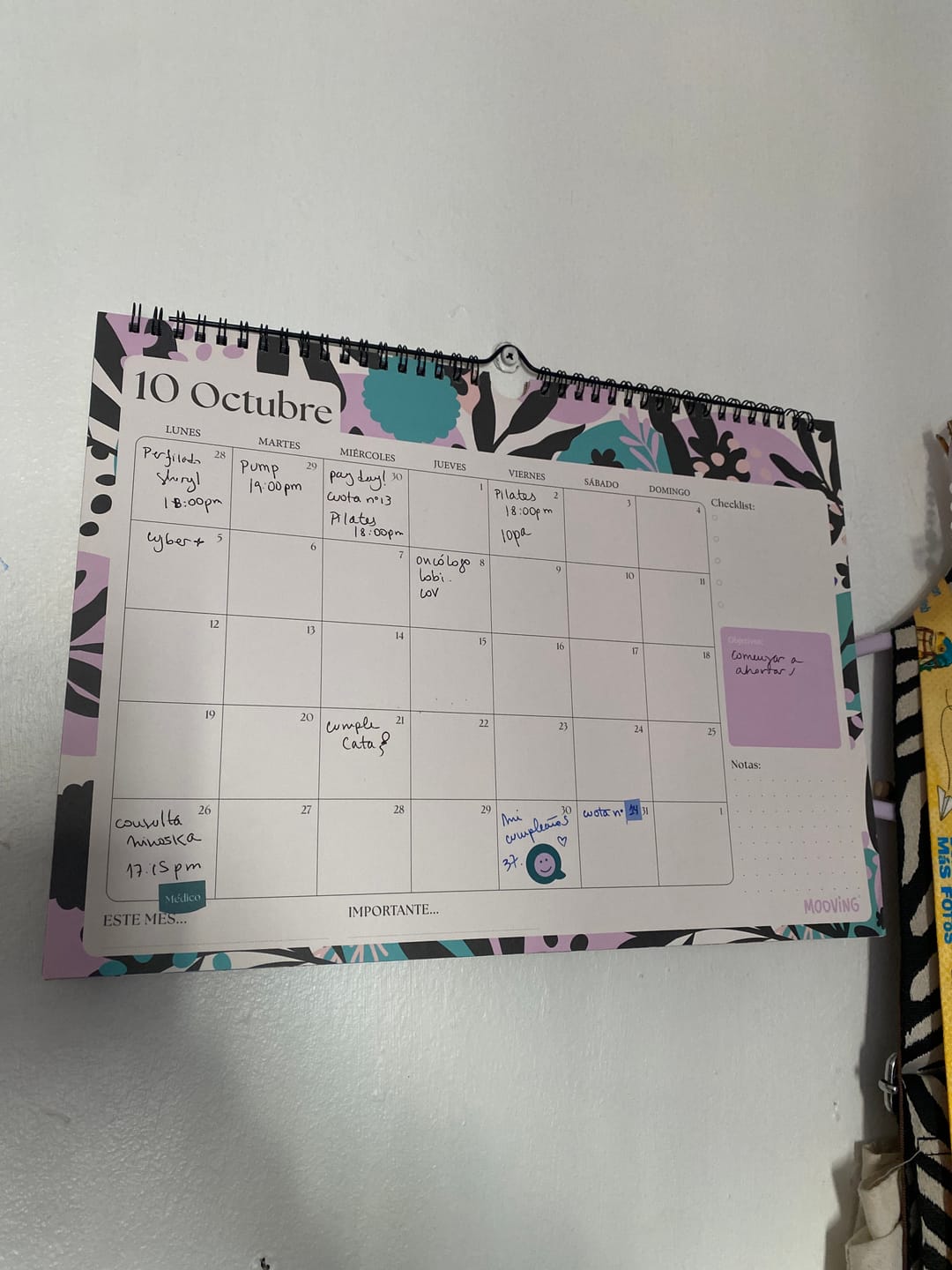 Customer photo review of Mooving - Calendario 2027 Floral 35 x 25 cm