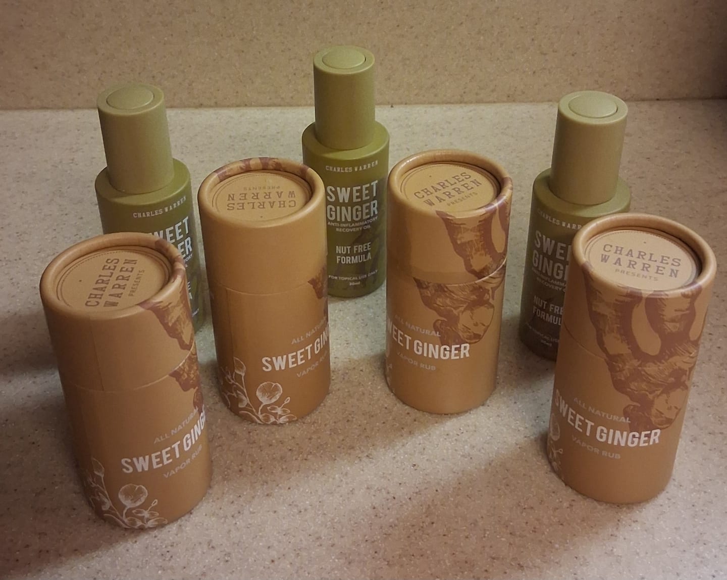 Customer photo review of Sweet Ginger Vapor Rub Stick