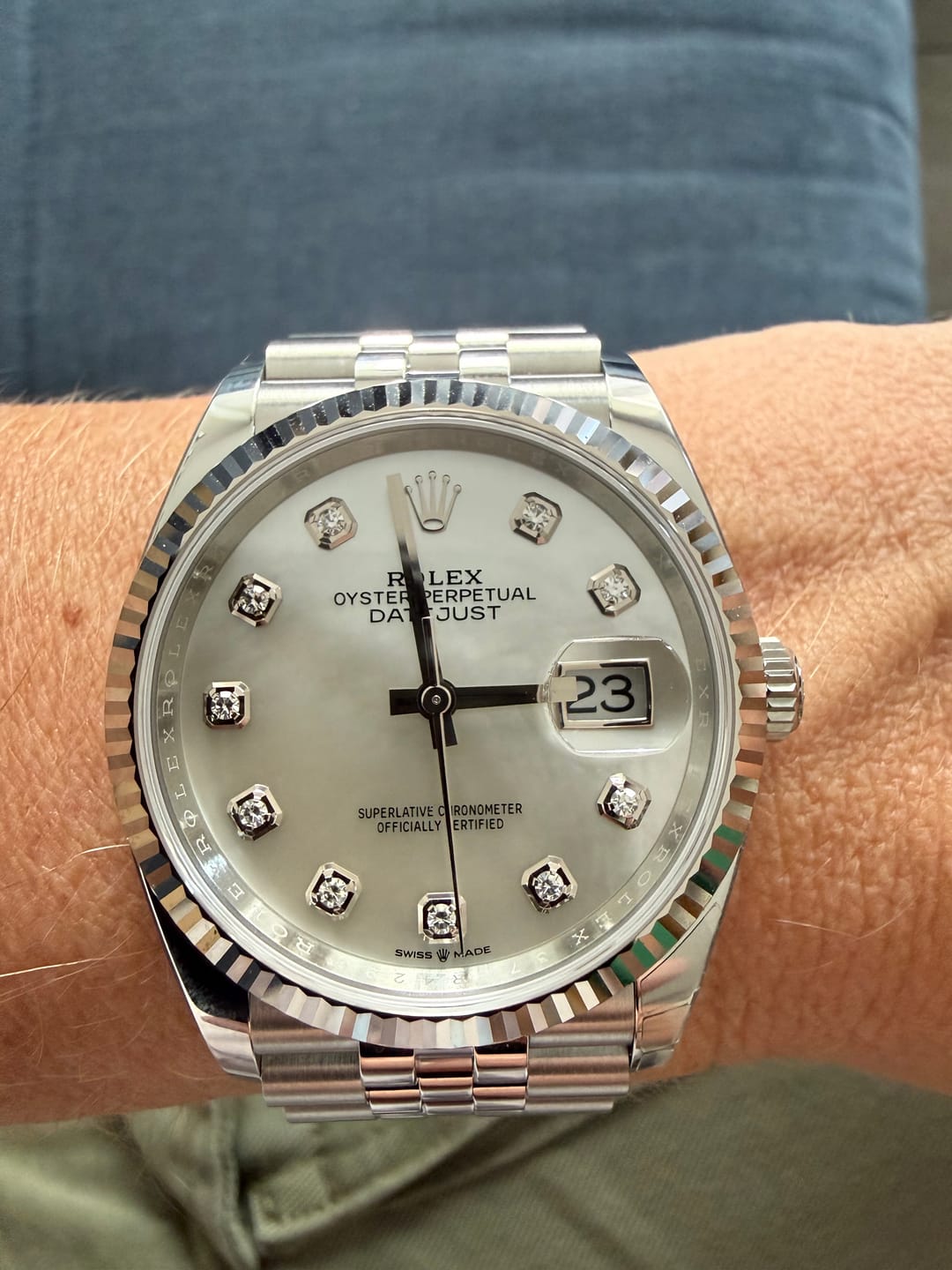 Customer photo review of Rolex 126234-0019 - Full-Set