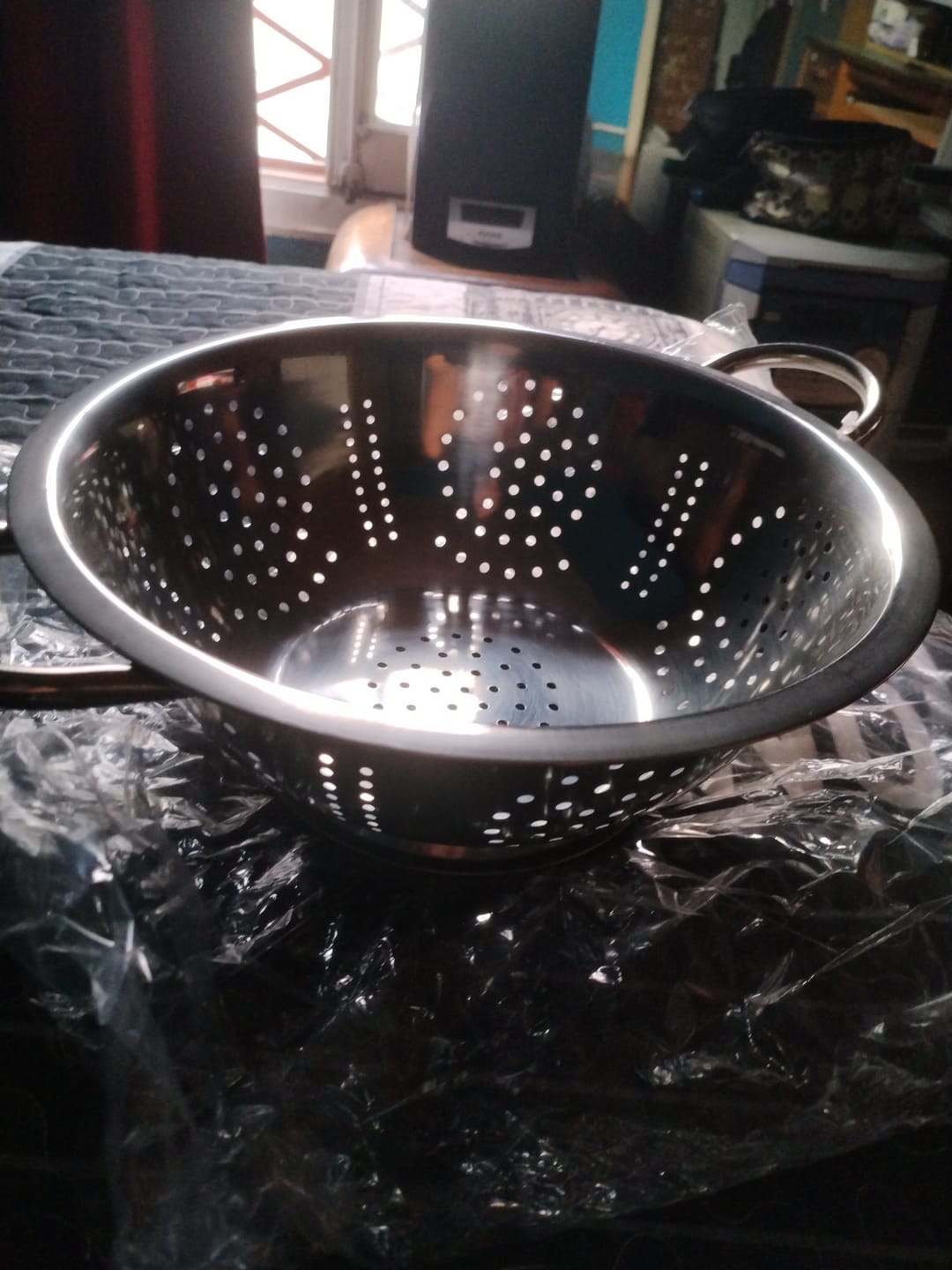 Customer photo review of Colador Acero Inoxidable 28 cm