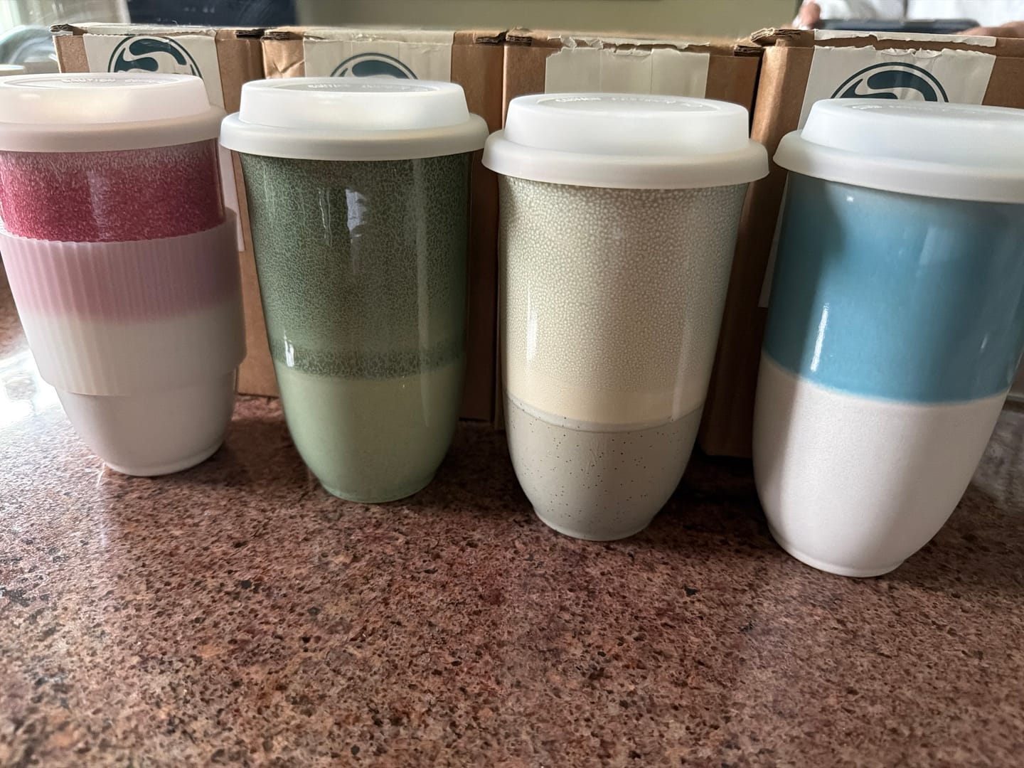 Customer photo review of Coral Pink Cup - 16oz