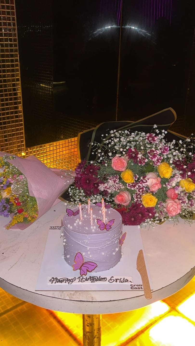 Customer photo review of Butterfly Wavy Cake