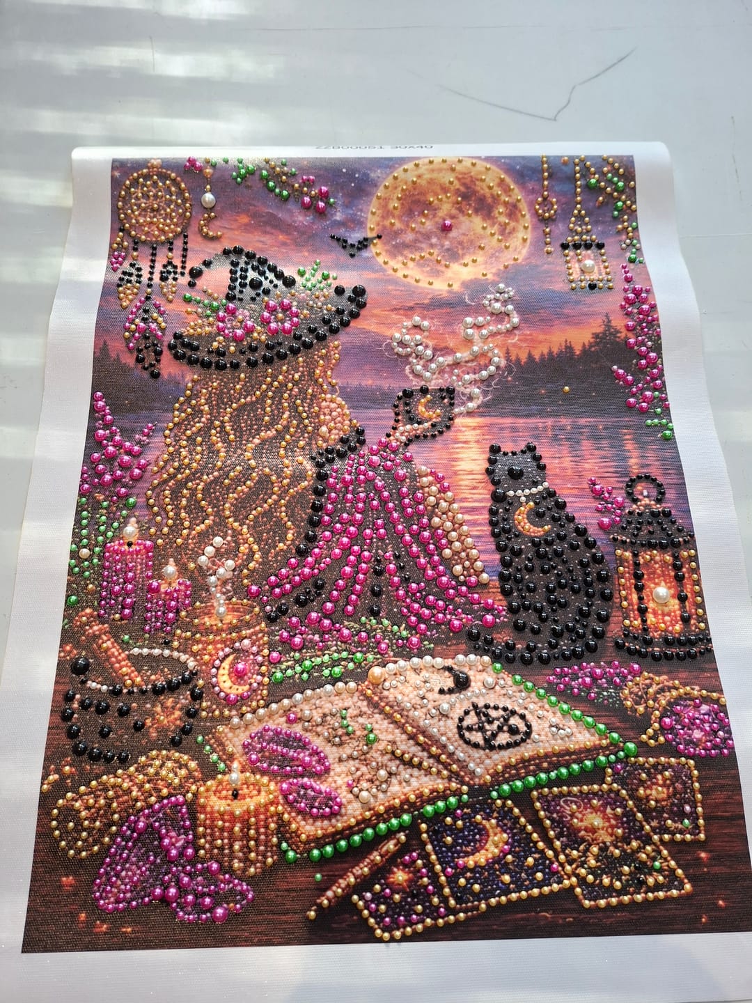Customer photo review of Aavetunti - Premium Helmi Diamond Painting