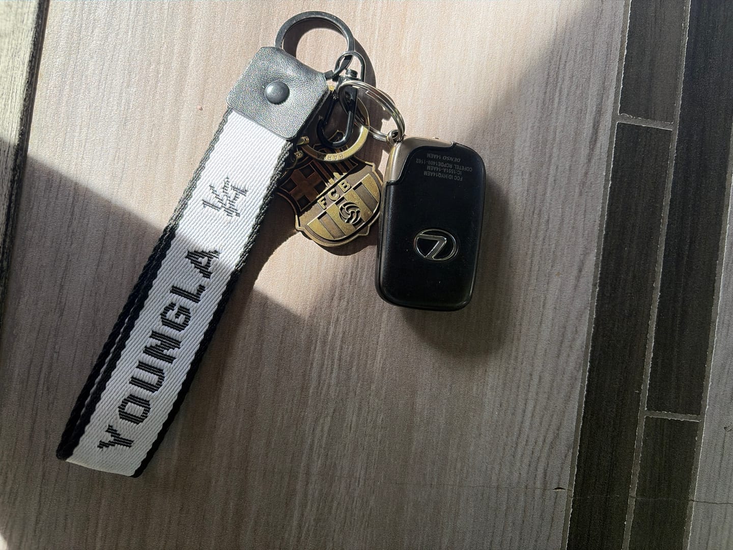 Customer photo review of 933 YoungLA Keychains