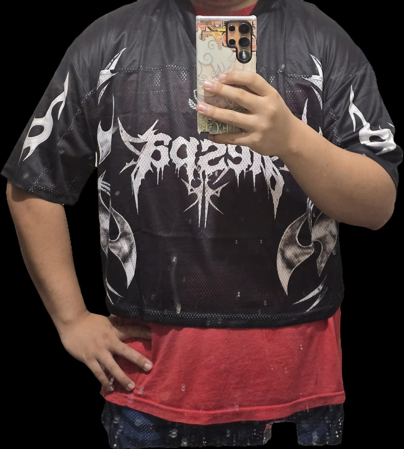 Customer photo review of Futuristic Aespa Synk Complexity 2026 Tour Jersey Gift For Fans