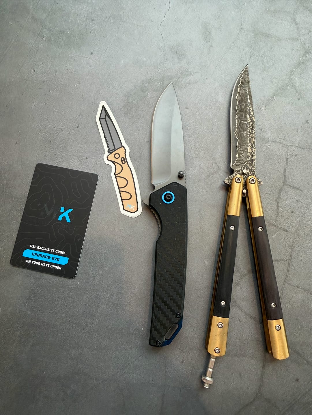 Customer photo review of MYSTERY KNIVES BOX™
