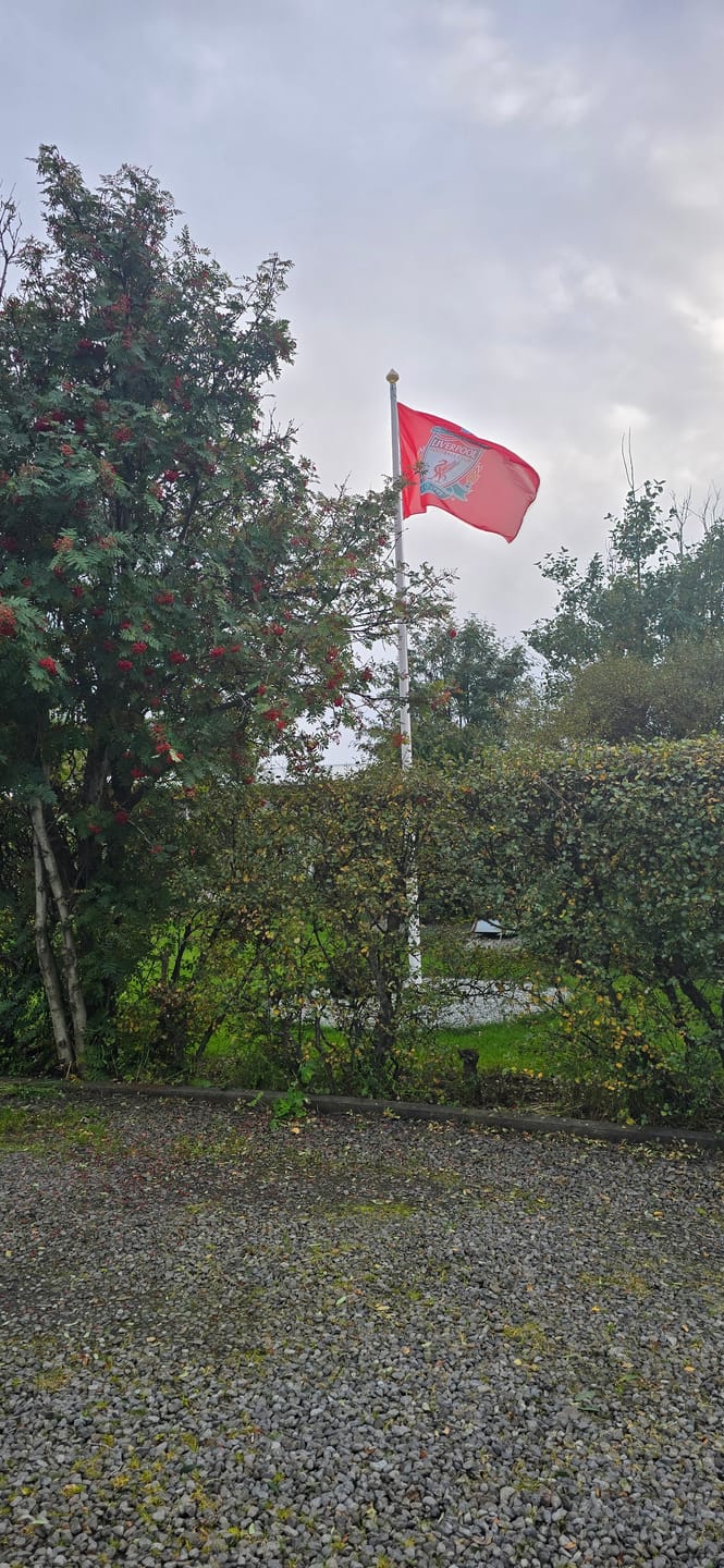 Customer photo review of Liverpool Football Club Flag