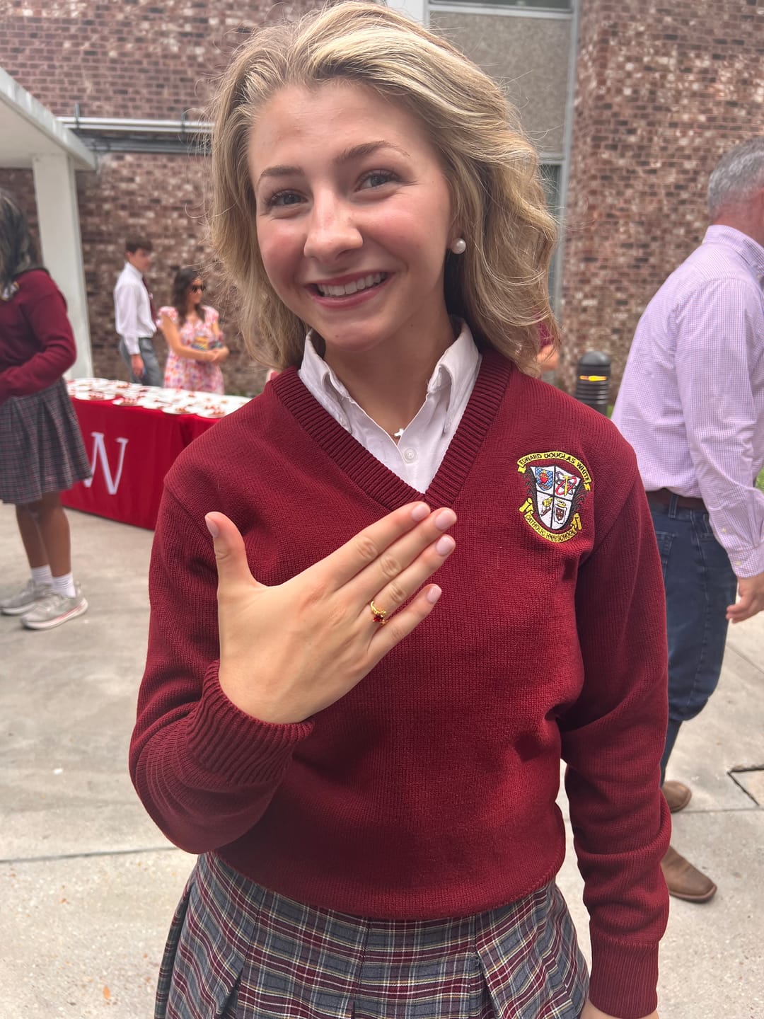Customer photo review of Sacred Heart Ring