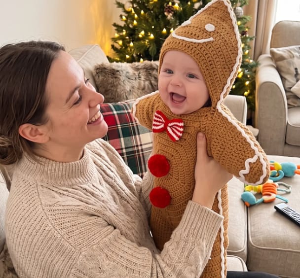 Customer photo review of Christmas Star Baby Outfit