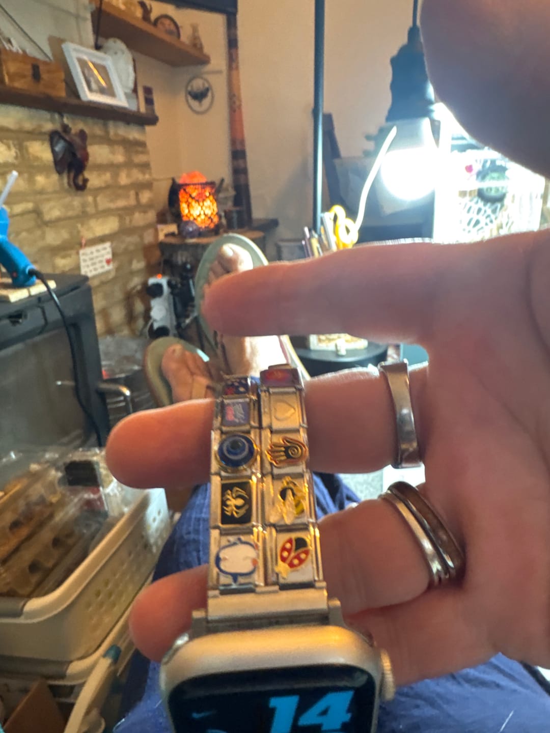 Customer photo review of Italian Charm Bracelet
