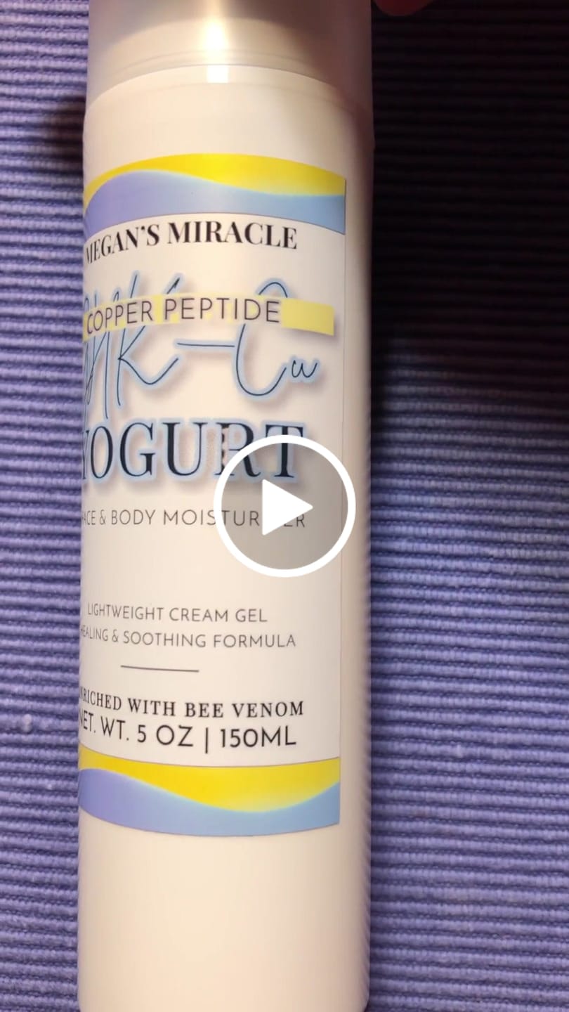 Customer video review of Copper Peptide GHK-Cu Yogurt Moisturizer