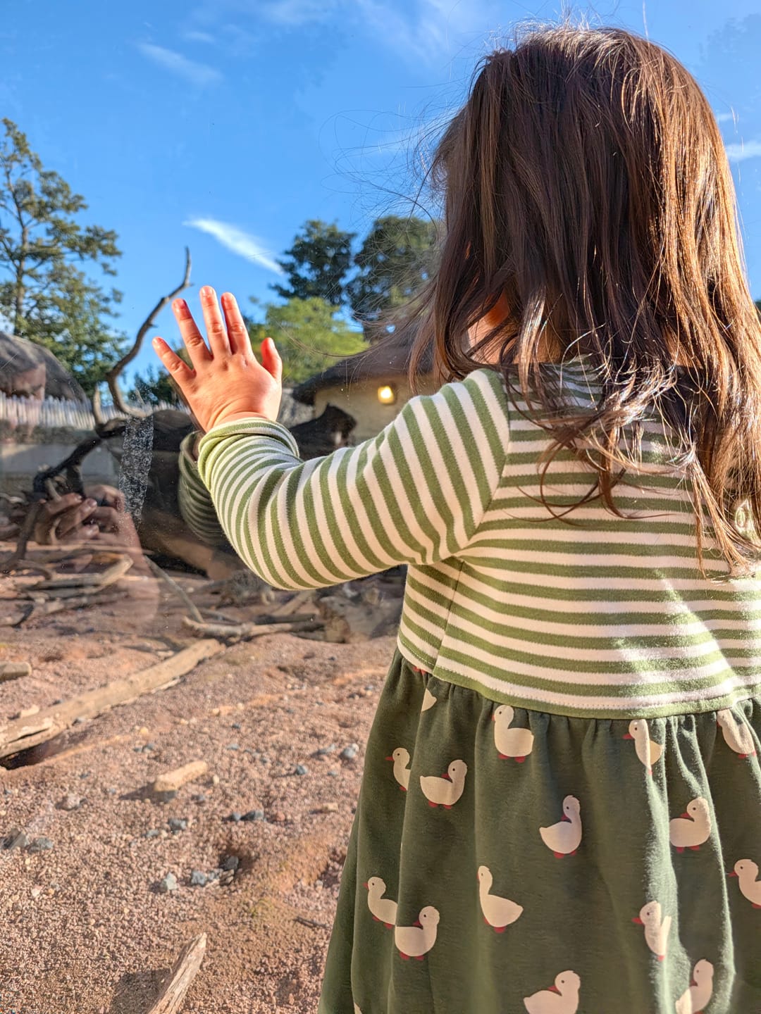 Customer photo review of Olive Ducks Easy Peasy Long Sleeve Dress