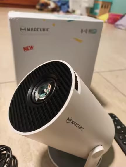 Customer photo review of Big-Screen Crochet Projector