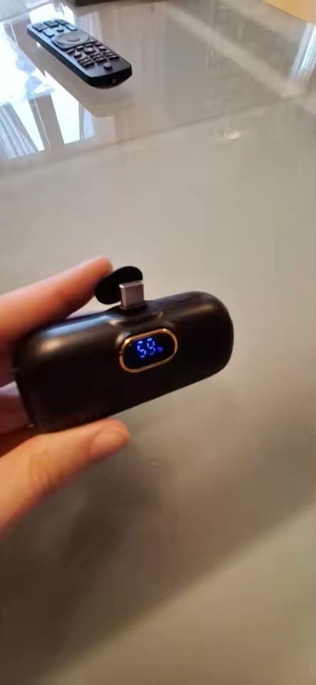 Customer photo review of PocketVolt™ Mini Capsule Power Bank — Built-In USB-C Plug, No Cable Needed