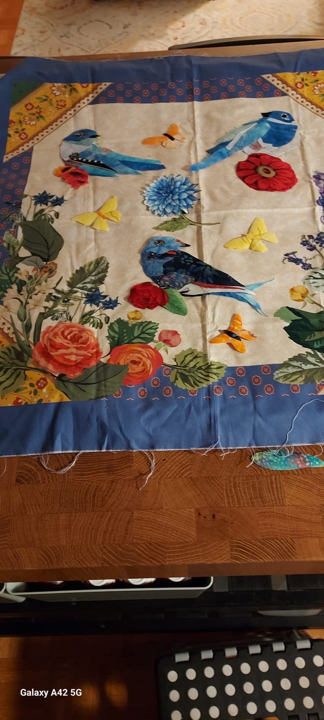 Customer photo review of Eastern Bluebirds Downloadable Pattern