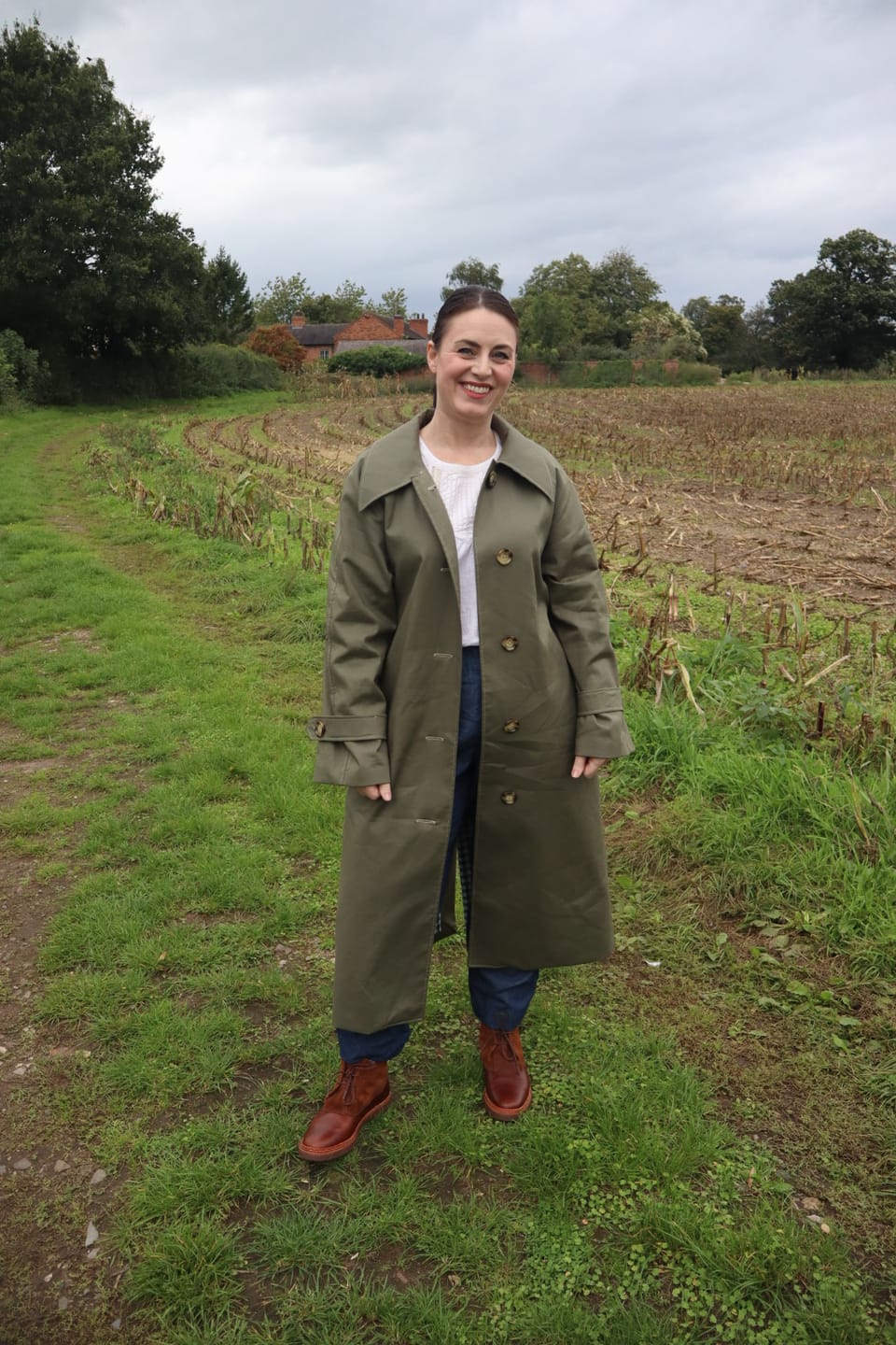 Customer photo review of Double Sided Water Resistant Cotton Twill Fabric