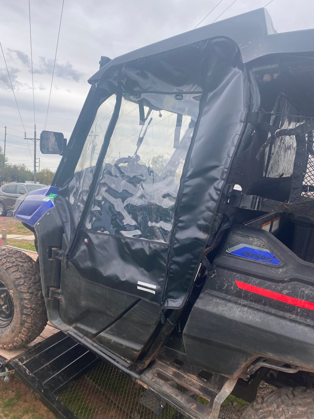 Customer photo review of KEMIMOTO Soft Upper Doors Compatible with Honda Pioneer 700 2014-2025
