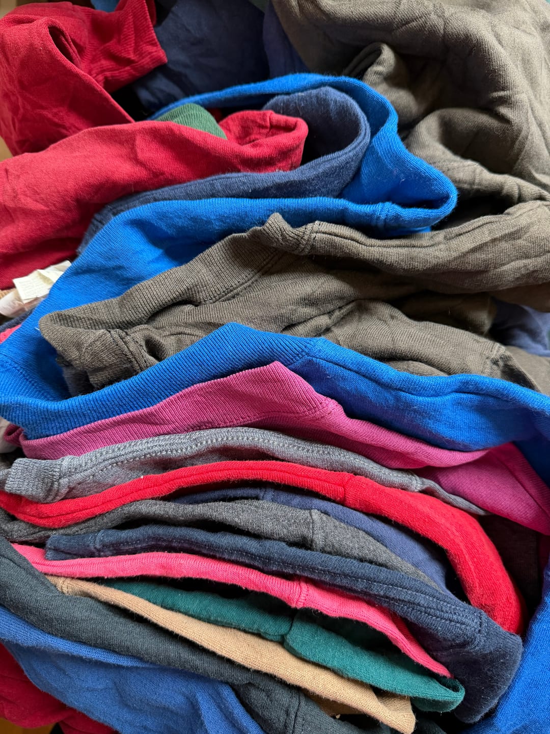 Customer photo review of Wholesale Blank Sweatshirts (10 Pieces)
