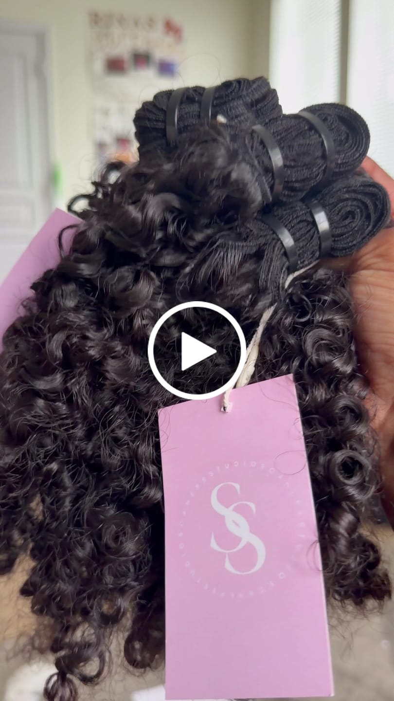 Customer video review of BABY CURLY™ - 1b Raw Hair