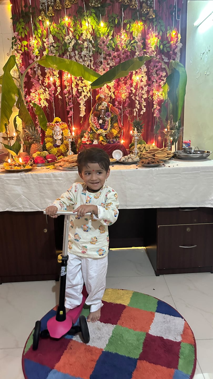 Customer photo review of Musical Ganesha Kurta Pajama