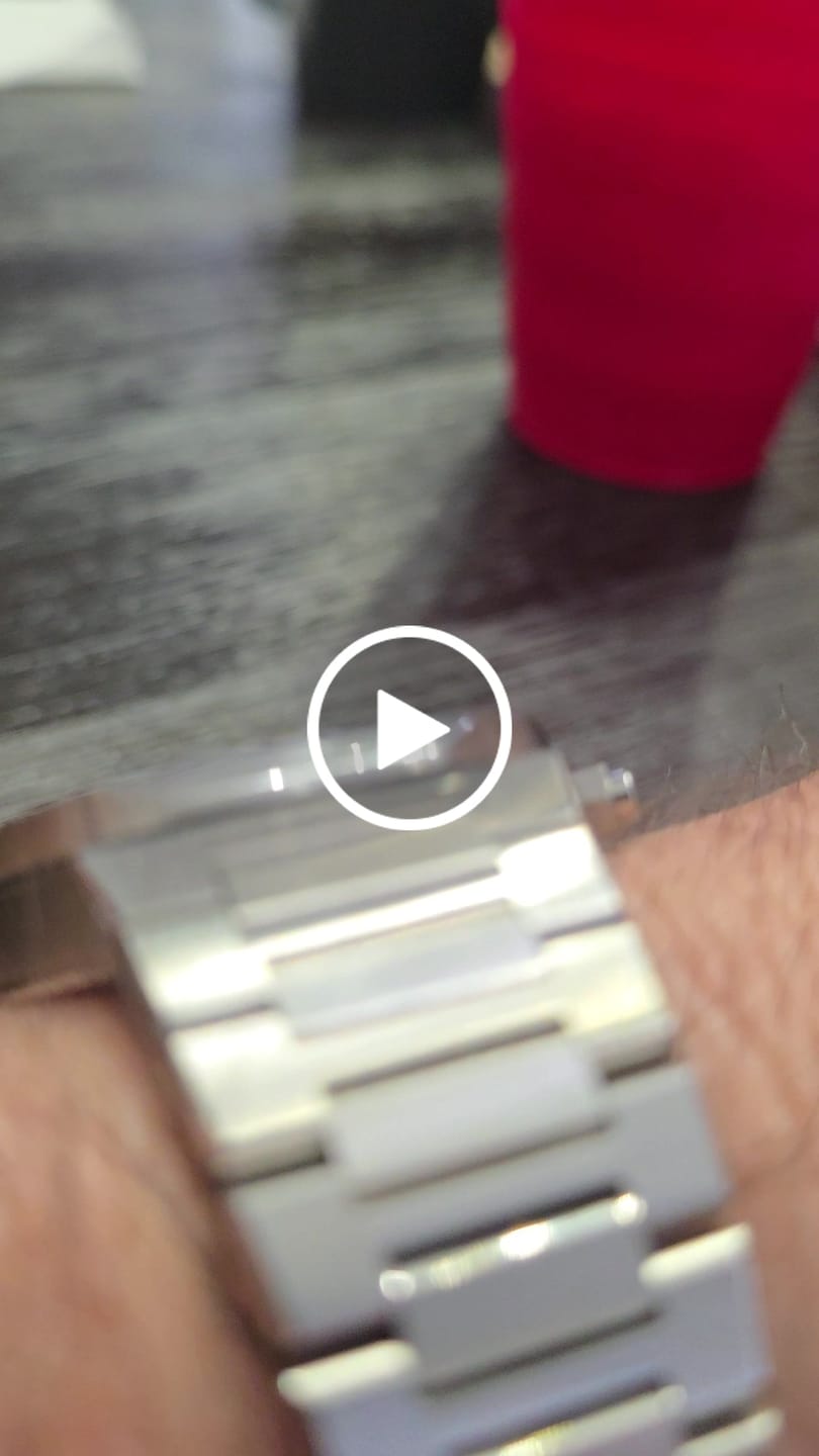 Customer video review of Chronograph 001: Steel/Black