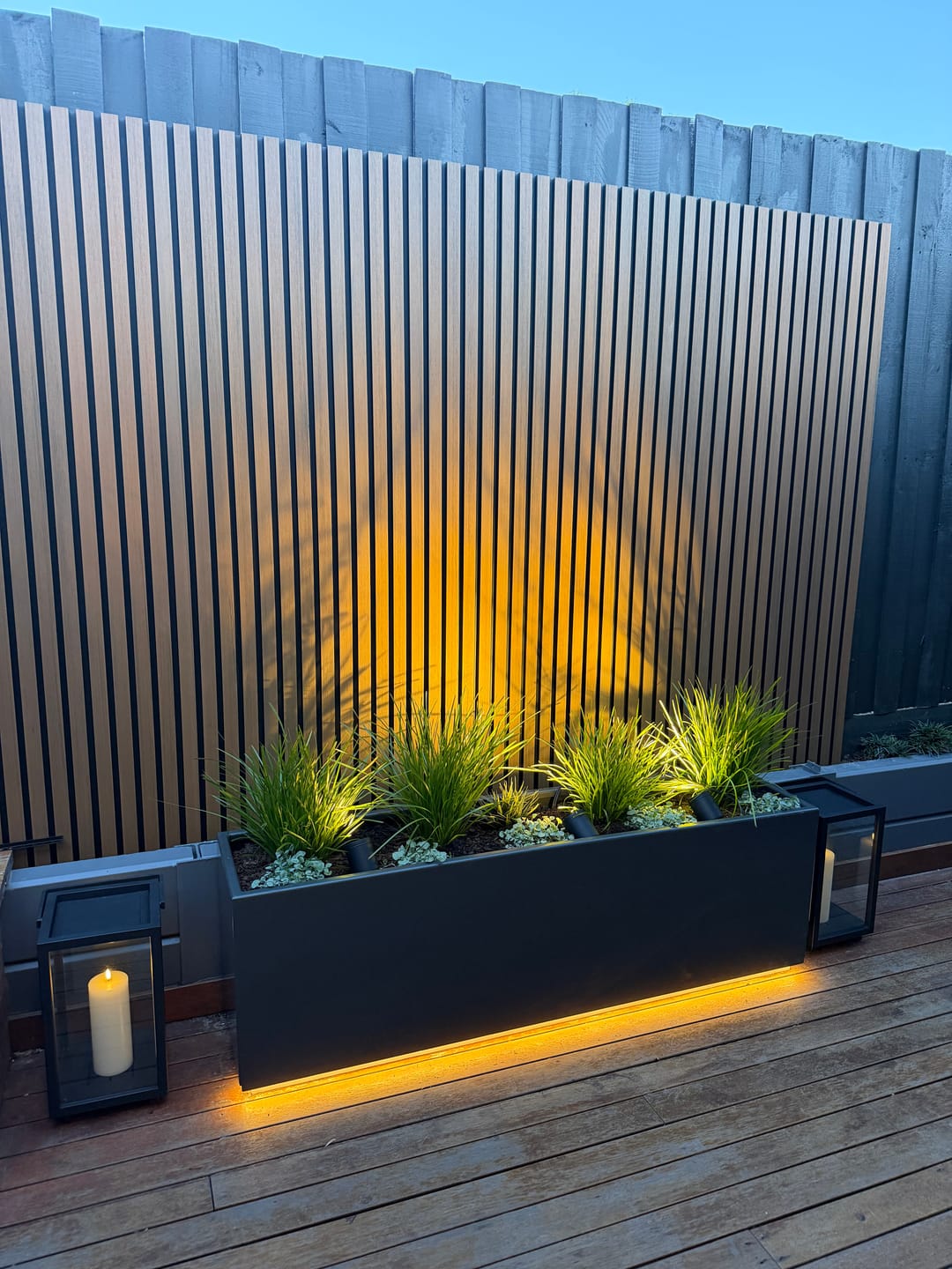 Customer photo review of Teak Wood | Outdoor Panel 2.2M