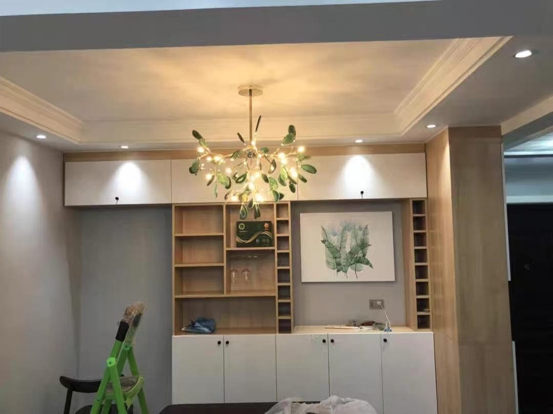 Customer photo review of Heracleum Colorful Agate Branch Chandelier