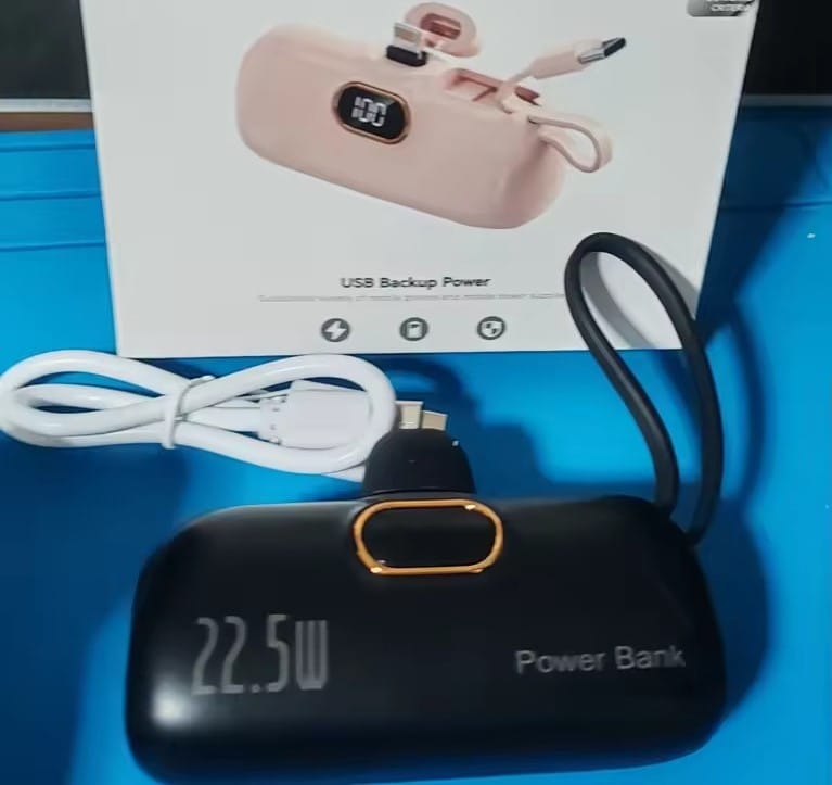 Customer photo review of PocketVolt™ Mini Capsule Power Bank — Built-In USB-C Plug, No Cable Needed