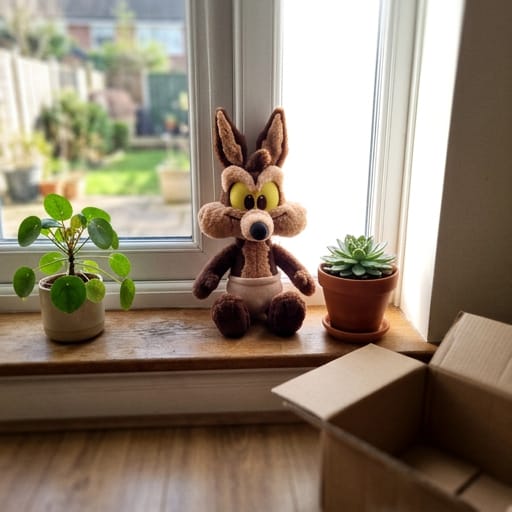 Customer photo review of Peluche que corre al agitarlo