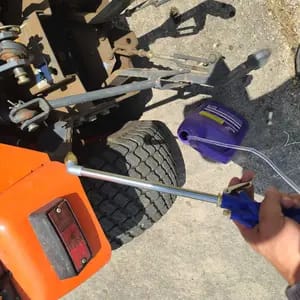Customer photo review of Pulizia Precisa Pistola Pneumatica per Spazi Stretti e Motori