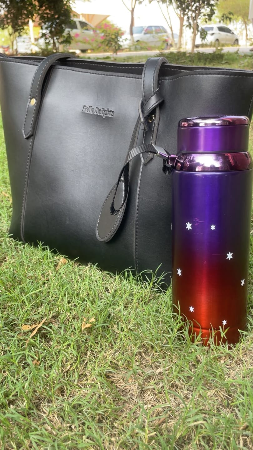 Customer photo review of Black Belle The Tote Bag