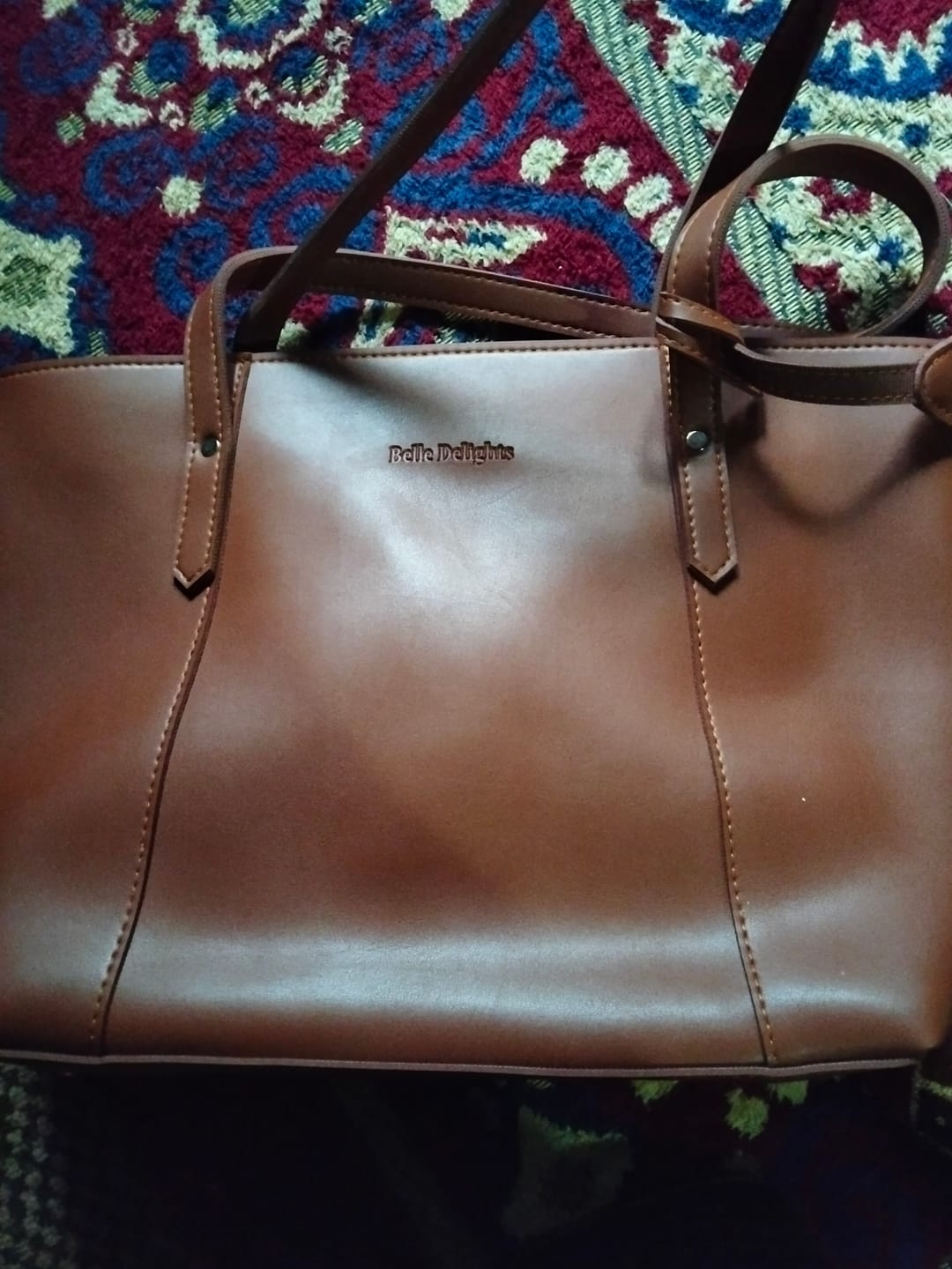 Customer photo review of Brown Belle The Tote Bag