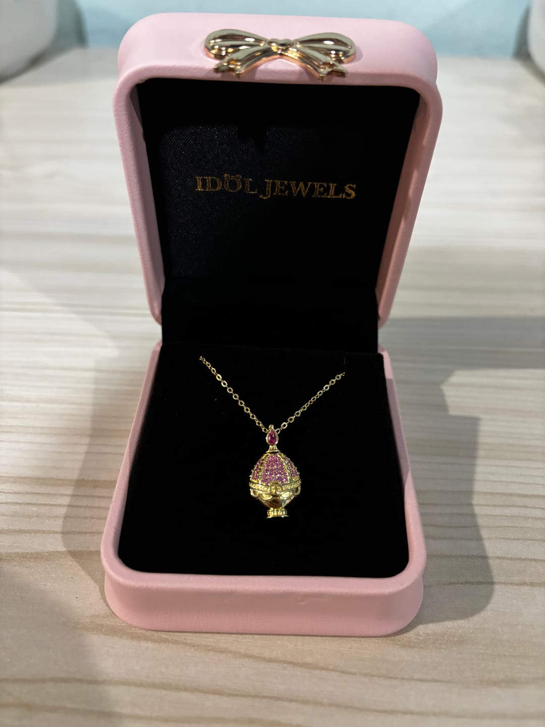 Customer photo review of Collar Madoka Kaname Soul Gem | Plata con Baño de Oro 18k  | Puella Magi Madoka Magica