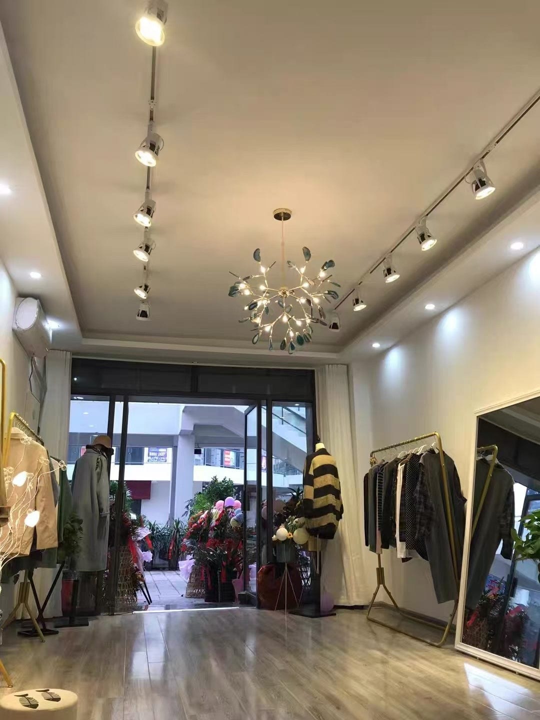Customer photo review of Heracleum Colorful Agate Branch Chandelier