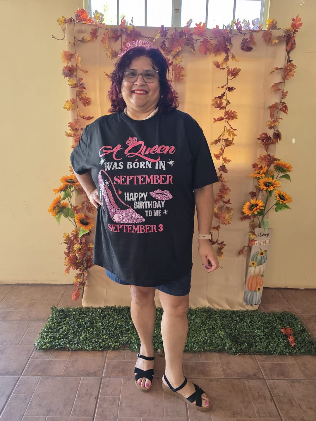 Customer photo review of 3RD SEPTEMBER QUEEN UNISEX SHIRT