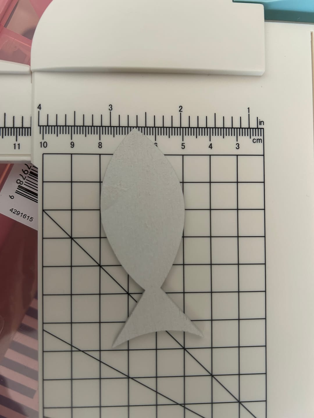 Customer photo review of Unfinished Wood Fish Shape Silhouette - Craft- up to 46" DIY