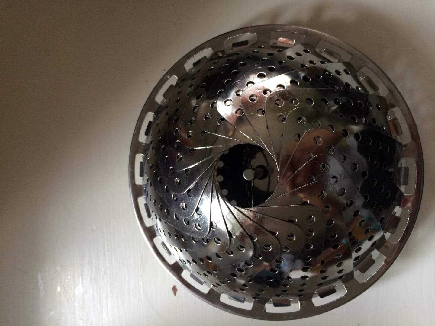 Customer photo review of SteamBloom™ Folding Steamer Basket: Turns Any Pot Into a Steamer