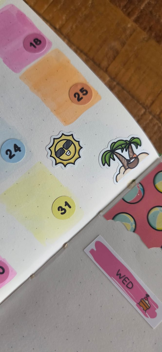 Customer photo review of Getting Some Vitamin Sea Planner Stickers
