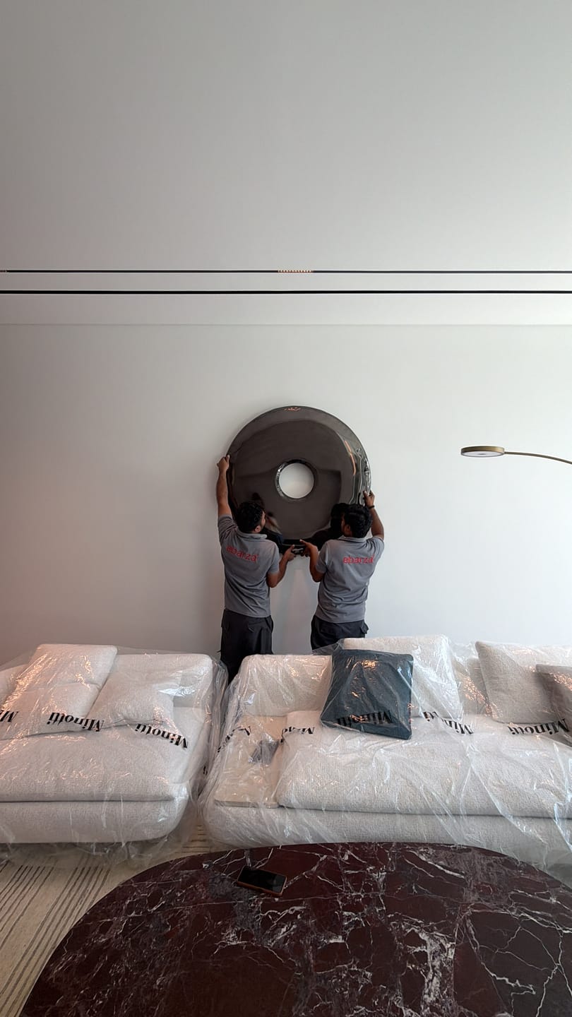 Customer photo review of Simple Installation for Wall Hanging Painting / Metal Artworks / Mirror Pm-Fix