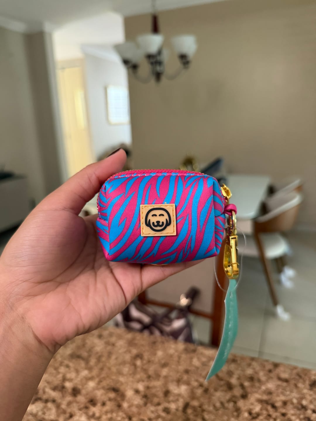 Customer photo review of Malibu Doll - Dog Poop Bag Holder - FINAL SALE