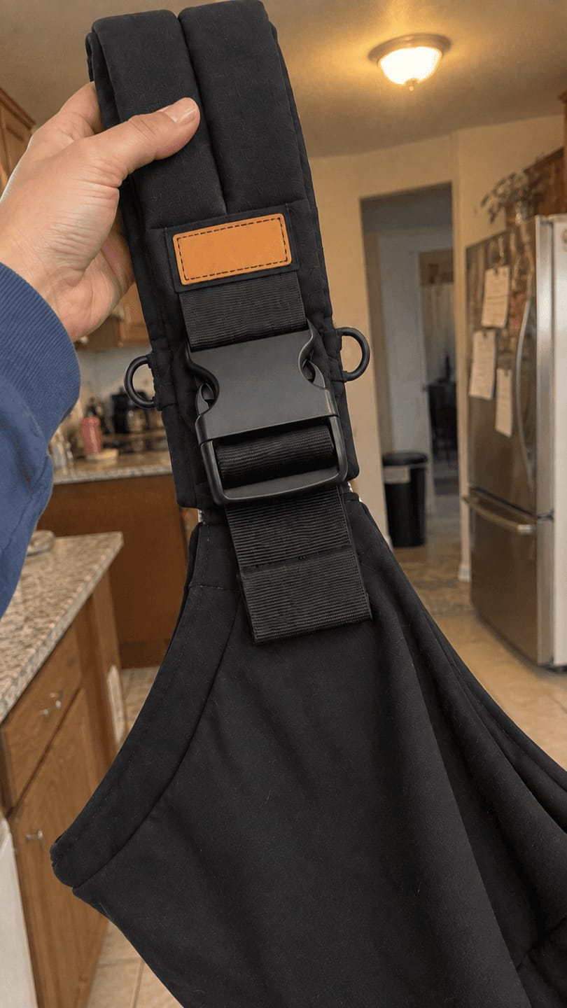 Customer photo review of Portabebé Compacto Ajustable
