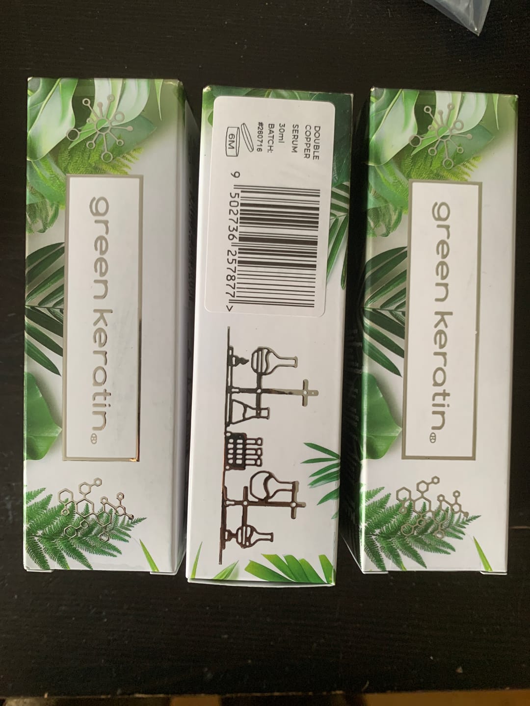 Customer photo review of DOUBLE COPPER Sérum pour le visage