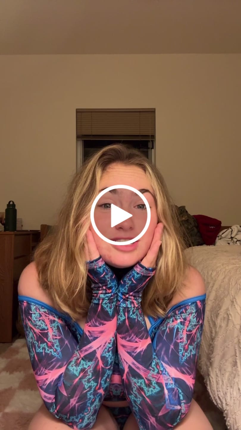 Customer video review of Electric Blue Booty Shorts Set