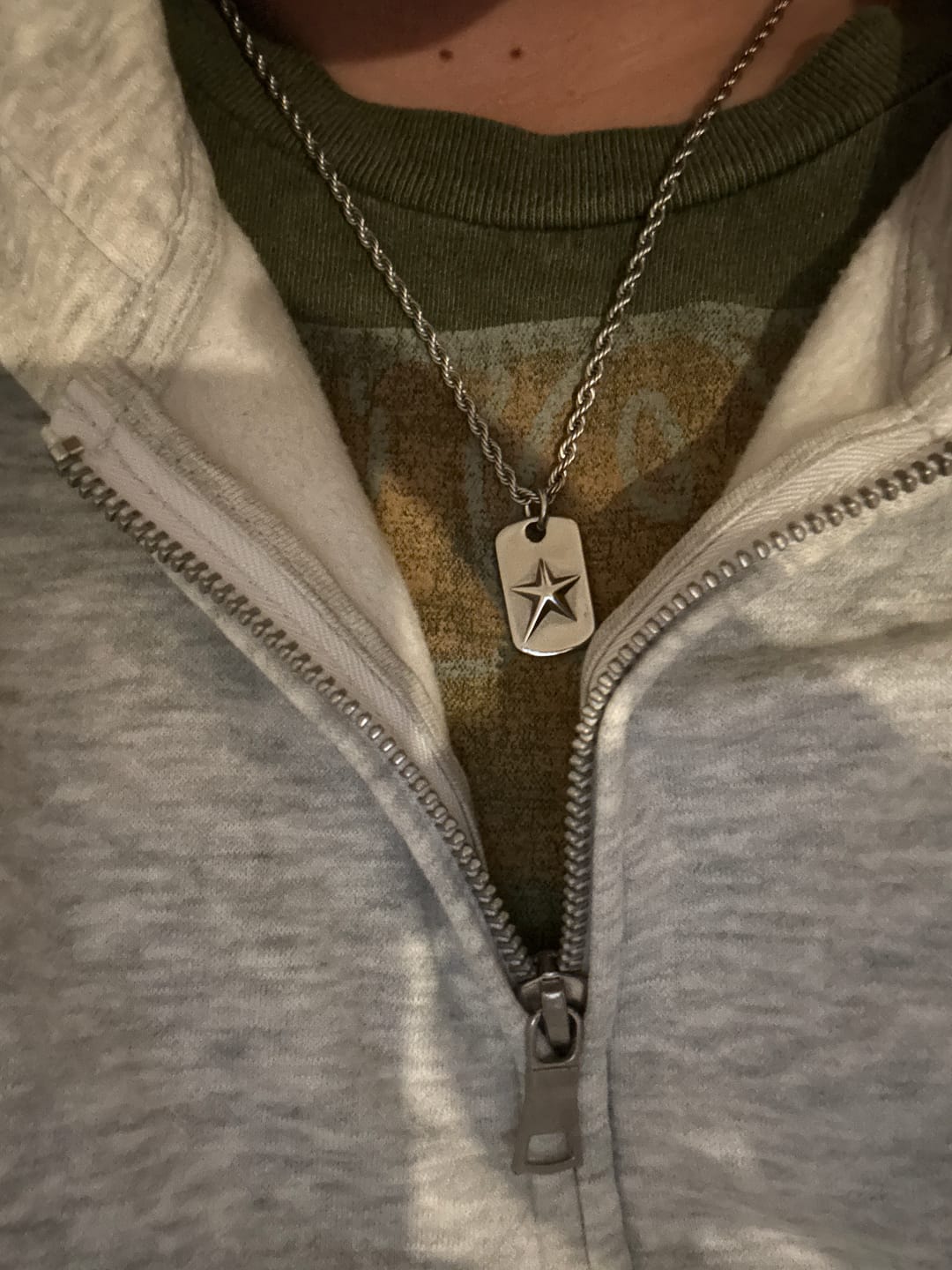 Customer photo review of Starpoint Dog Tag Pendant