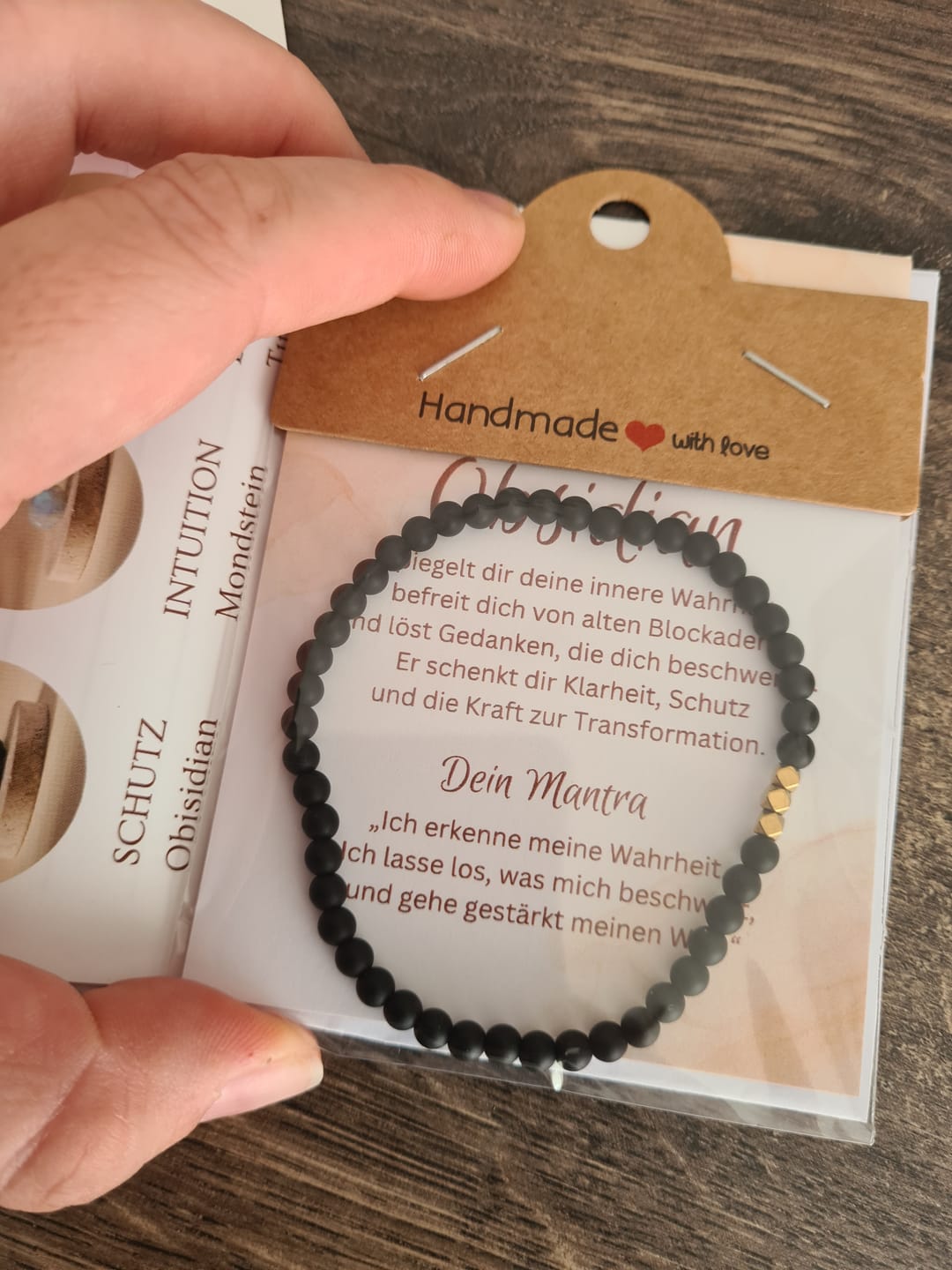 Customer photo review of Karneol Armband - Perlen