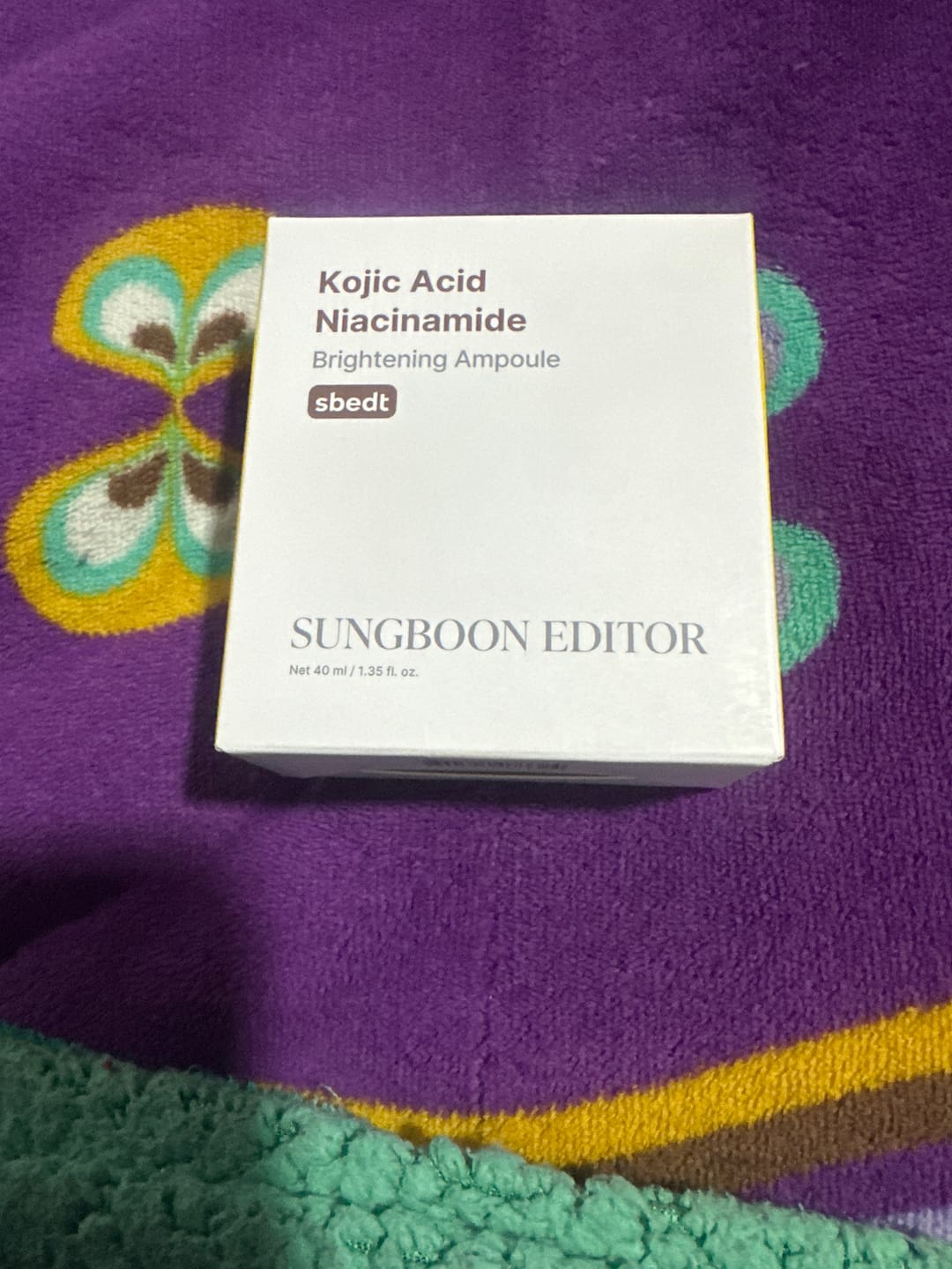 Customer photo review of SUNGBOON EDITOR - Kojic Acid Niacinamide Brightening Ampoule 40 ML | Suero Correcto Despigmentante
