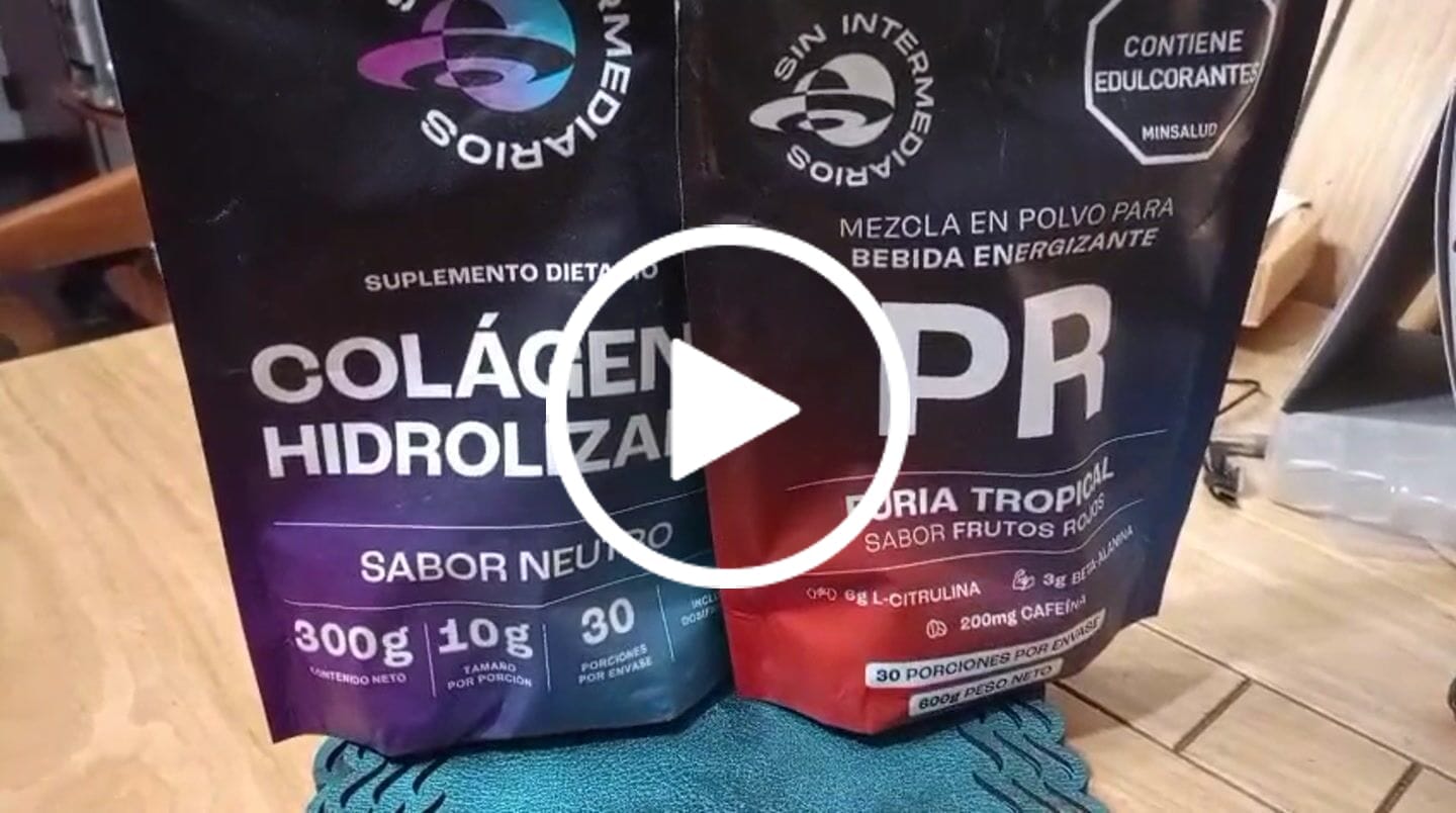Customer video review of Colágeno Hidrolizado